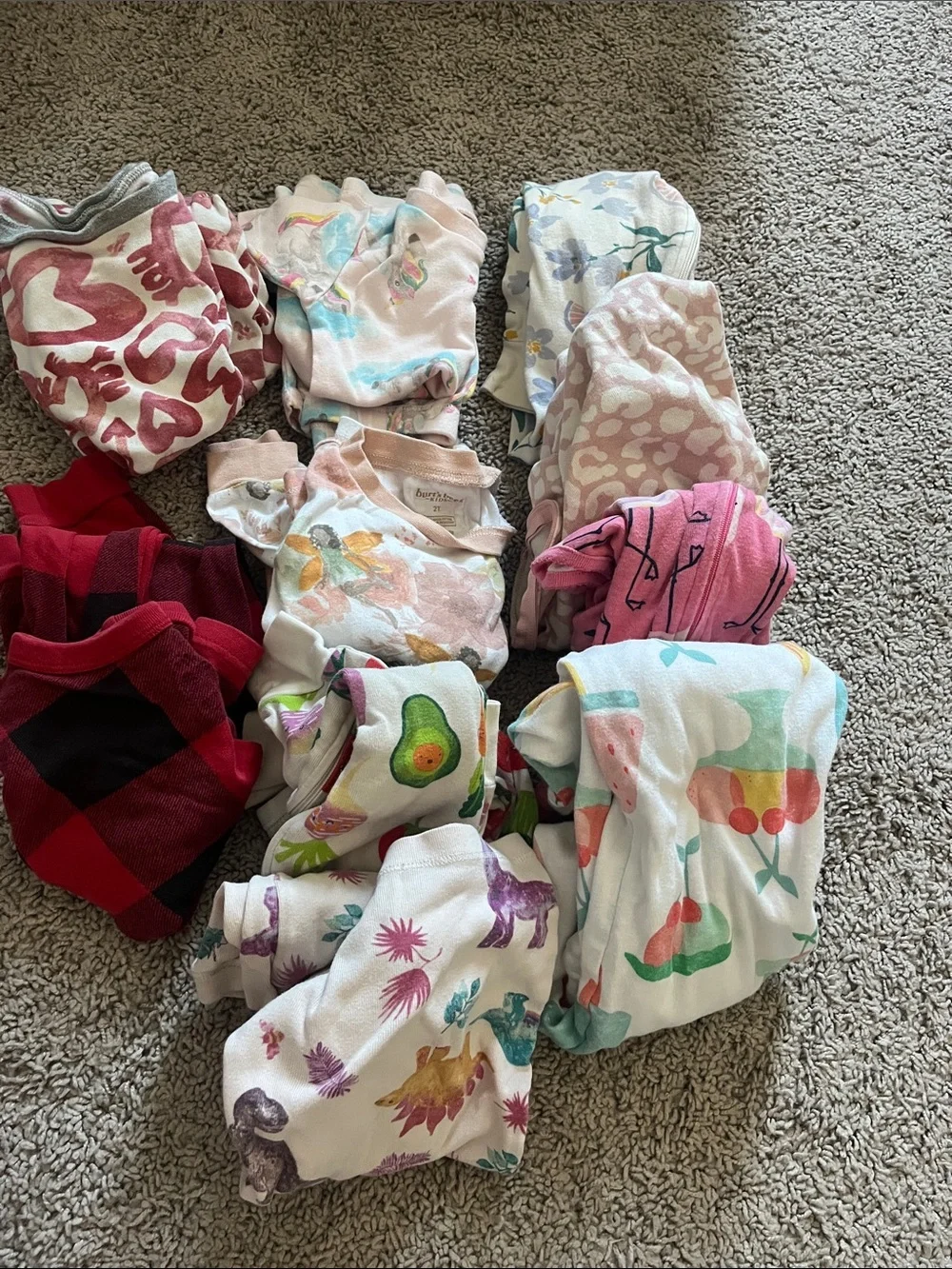 2T girls pajama bundle